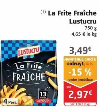 Colruyt La frite fraîche lustucru offre