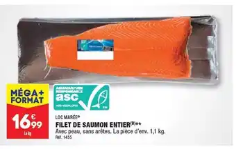 ALDI Filet de saumon antier offre