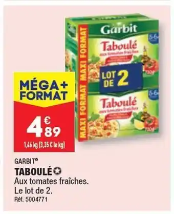 ALDI Taboulé offre
