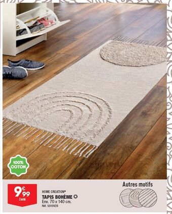 ALDI Tapis boheme offre
