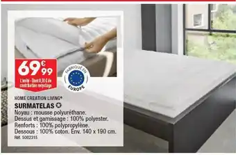ALDI Surmatelas offre