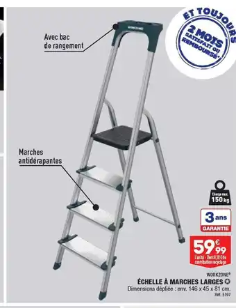 ALDI Echelle a marches larges offre