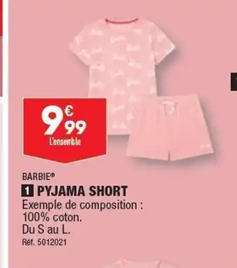 ALDI Pyjama short offre