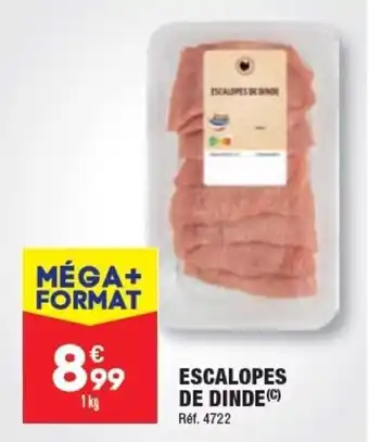 ALDI ESCALOPES DE DINDE (C) offre
