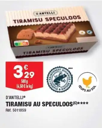 ALDI TIRAMISU AU SPECULOOS(C)**** offre