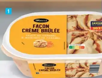 ALDI CRÈME GLACÉE FAÇON CRÈME BRÛLÉE offre