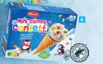 ALDI 8 Mini cones confetti offre