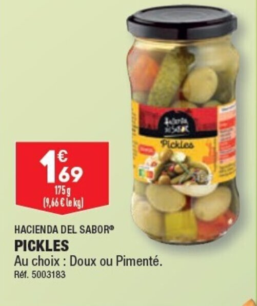 Promo PICKLES chez ALDI