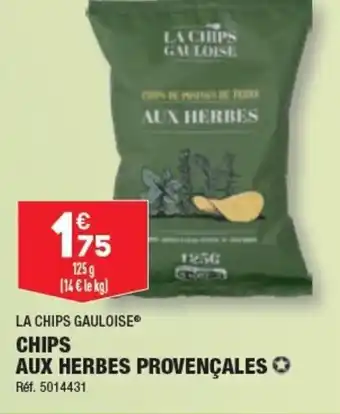 ALDI CHIPS AUX HERBES PROVENÇALES offre