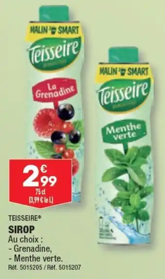 ALDI SIROP offre