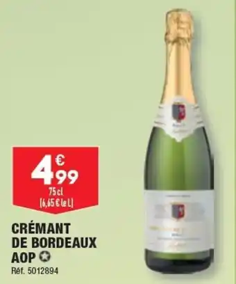 ALDI CRÉMANT DE BORDEAUX AOP offre