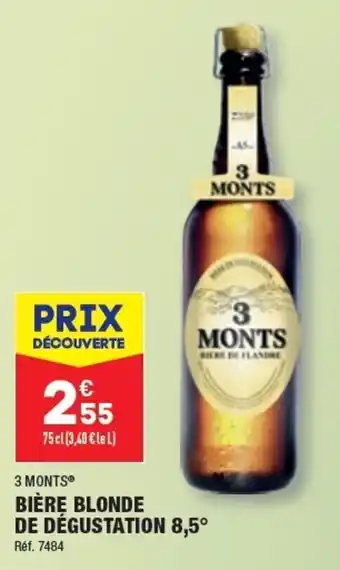 ALDI BIÈRE BLONDE DE DÉGUSTATION 8,5° offre