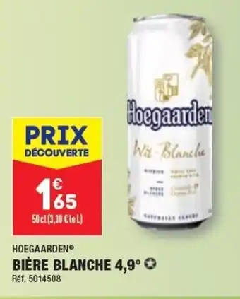 ALDI BIÈRE BLANCHE 4,9° offre