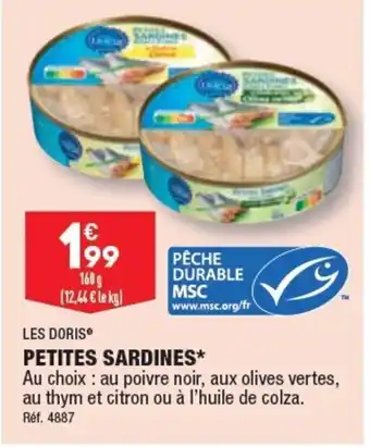 ALDI PETITES SARDINES* offre