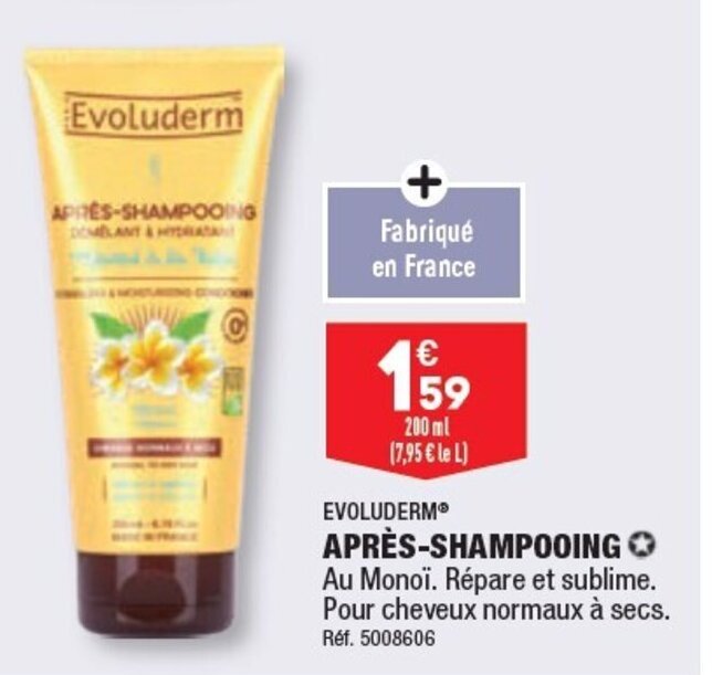 Promo APRÈSSHAMPOOING chez ALDI