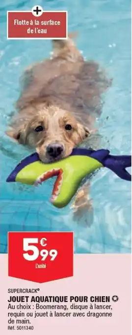ALDI JOUET AQUATIQUE POUR CHIEN ✪ offre