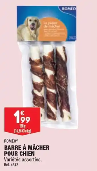 ALDI BARRE À MÂCHER POUR CHIEN offre