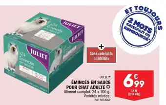 ALDI ÉMINCÉS EN SAUCE POUR CHAT ADULTE ✪ offre