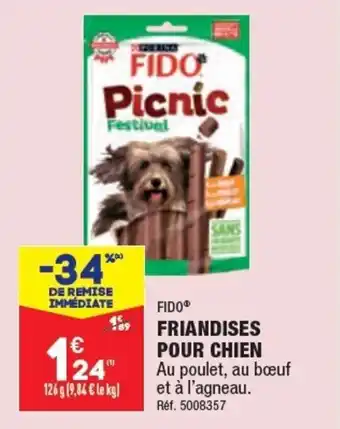 ALDI FRIANDISES POUR CHIEN offre