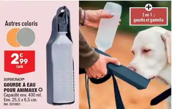ALDI GOURDE À EAU POUR ANIMAUX ✪ offre
