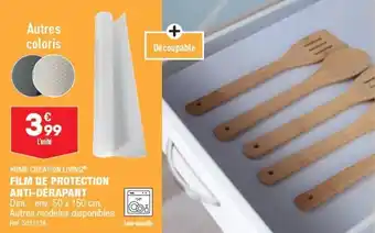 ALDI FILM DE PROTECTION ANTI-DÉRAPANT offre