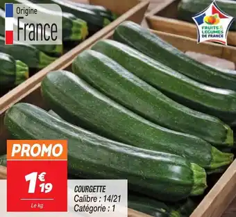 Netto COURGETTE offre