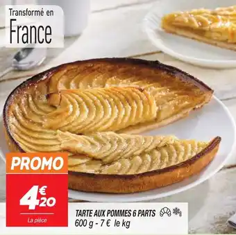 Netto TARTE AUX POMMES 6 PARTS offre