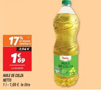 Netto HUILE DE COLZA NETTO offre