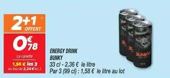 Netto ENERGY DRINK BUNKY offre