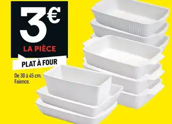 Centrakor LA PIÈCE PLAT À FOUR offre
