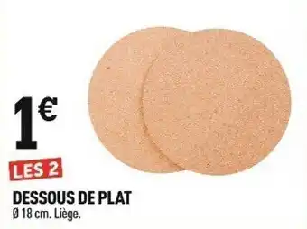 Centrakor DESSOUS DE PLAT offre
