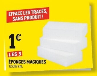 Centrakor ÉPONGES MAGIQUES offre