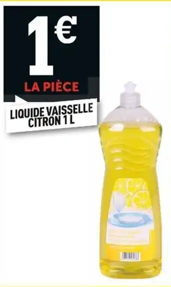 Centrakor LIQUIDE VAISSELLE CITRON 1L offre