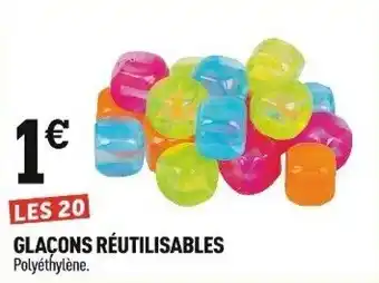 Centrakor GLAÇONS RÉUTILISABLES offre