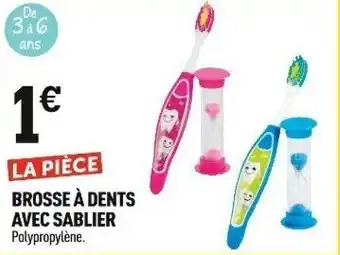Centrakor BROSSE À DENTS AVEC SABLIER offre