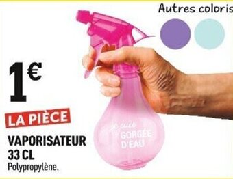 Centrakor VAPORISATEUR 33 CL offre