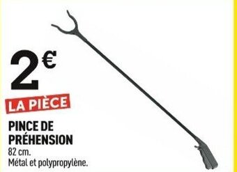Centrakor PINCE DE PRÉHENSION offre