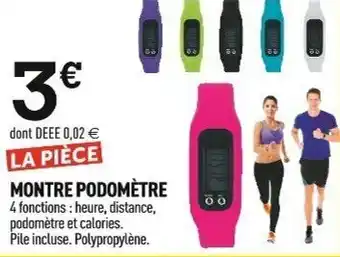 Centrakor MONTRE PODOMÈTRE offre