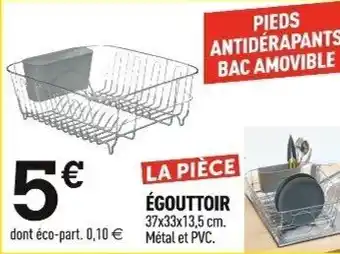 Centrakor ÉGOUTTOIR offre