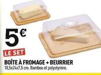 Centrakor BOÎTE À FROMAGE+ BEURRIER offre