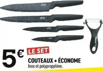 Centrakor COUTEAUX + ÉCONOME offre