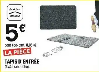 Centrakor TAPIS D'ENTRÉE offre
