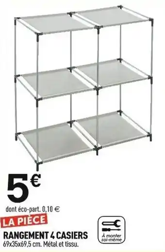 Centrakor RANGEMENT 4 CASIERS offre