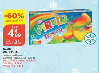 Bi1 Nestlé Glace Pirulo offre