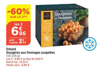 Bi1 Erhard Gougères aux fromages surgelées offre