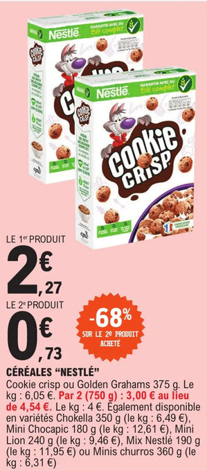 E.Leclerc Express CÉRÉALES "NESTLÉ" offre