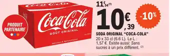 E.Leclerc Express SODA ORIGINAL "COCA-COLA" offre