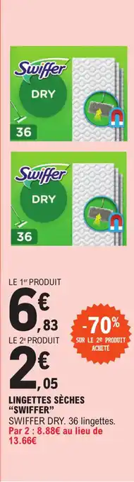E.Leclerc Express LINGETTES SÈCHES "SWIFFER" offre