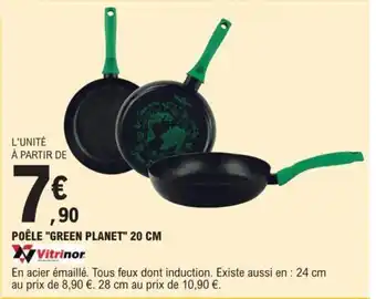 E.Leclerc POÊLE "GREEN PLANET" 20 CM offre
