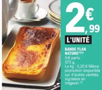 E.Leclerc BANDE FLAN NATURE (7)(9) offre